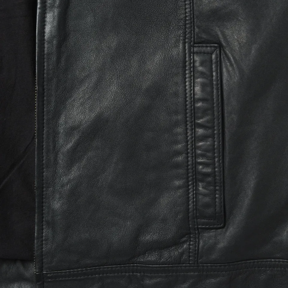 New Stetson Leather Jacket Black