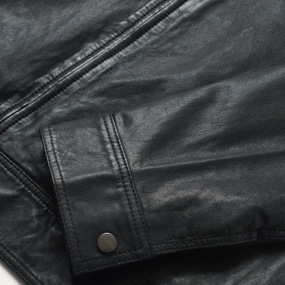 New Stetson Leather Jacket Black