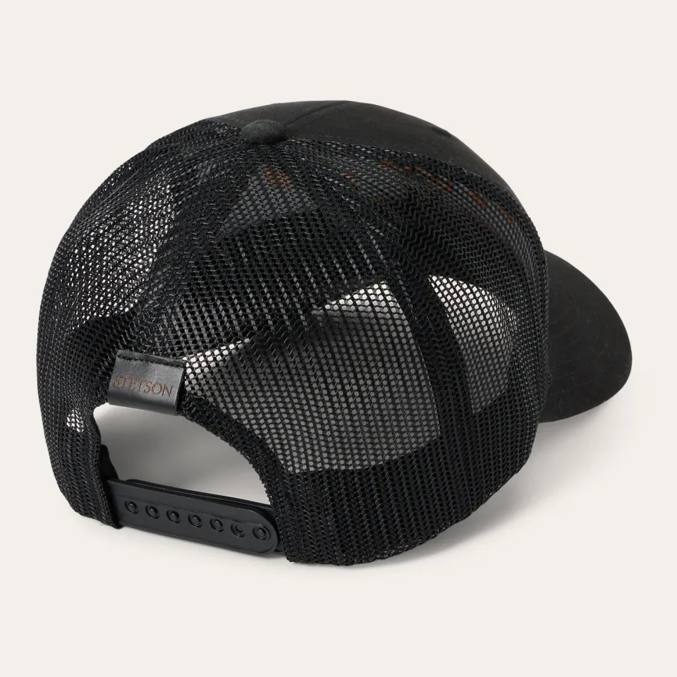 Hot Stetson Western Patch Trucker Cap Black