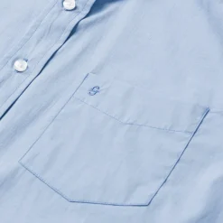 Clearance Stetson Solid One-Pocket Snap-Front Shirt Blue