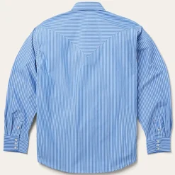 New Stetson Western Stripe Shirt Blue