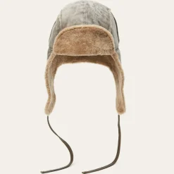 Discount Stetson Bomber Cap Lambskin Vintage Grey
