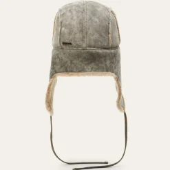 Discount Stetson Bomber Cap Lambskin Vintage Grey