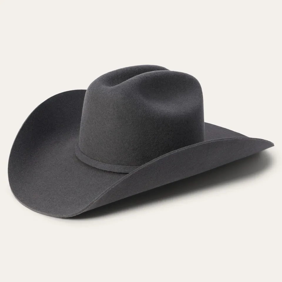Hot Stetson Brenham 4X Cowboy Hat Granite