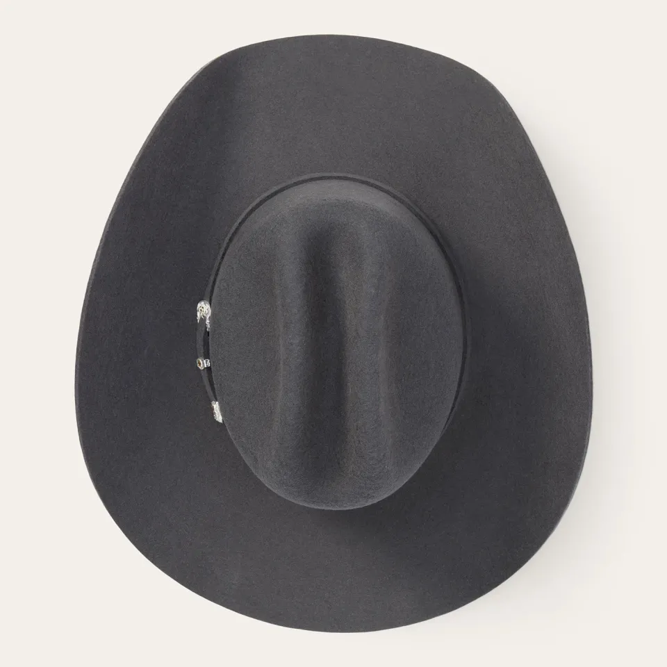 Hot Stetson Brenham 4X Cowboy Hat Granite