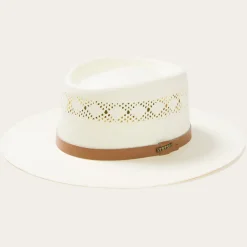 Stetson Brentwood Vented Straw Outdoor Hat Natural