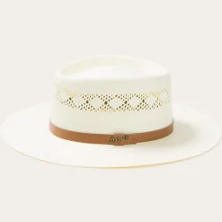 Stetson Brentwood Vented Straw Outdoor Hat Natural