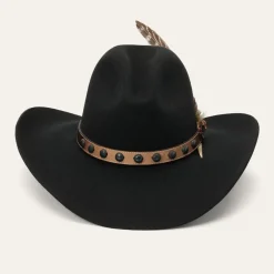 New Stetson Broken Bow 4X Cowboy Hat Black