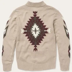 Best Stetson Gray Aztec Cardigan Brown