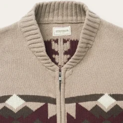 Best Stetson Gray Aztec Cardigan Brown
