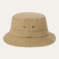 Hot Stetson Bucket Delave Organic Cotton Olive