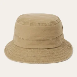 Hot Stetson Bucket Delave Organic Cotton Olive