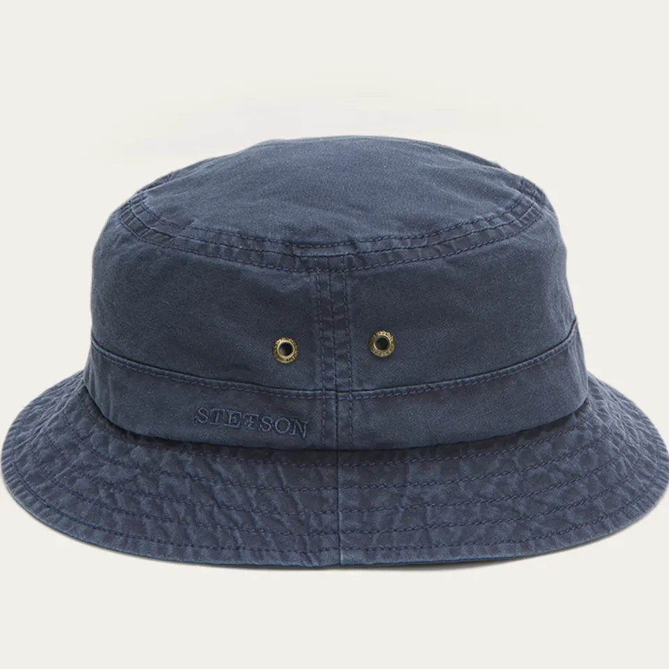 Discount Stetson Bucket Delave Organic Cotton Blue