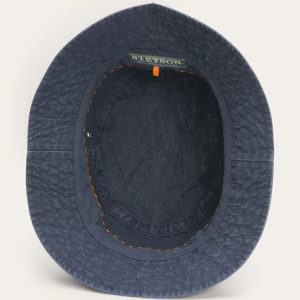 Discount Stetson Bucket Delave Organic Cotton Blue