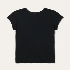 Clearance Stetson Bucking Cowboy Graphic Tee Black