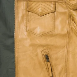 Hot Stetson Butter Soft Distressed Leather Jacket Brown