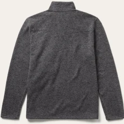 Sale Stetson Button-Front Pullover Knit Sweater Grey