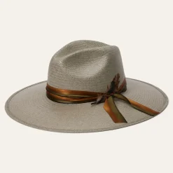 Clearance Stetson Caelus Straw Fedora Seafoam