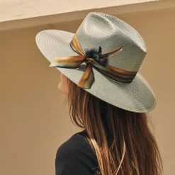Online Stetson Caelus Straw Fedora Seafoam