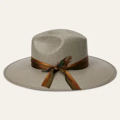 Outlet Stetson Caelus Straw Fedora Seafoam