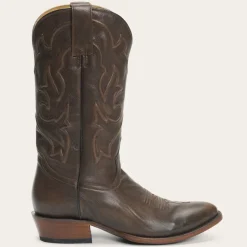 New Stetson Carlisle Corded Brushed Leather Boot Brown
