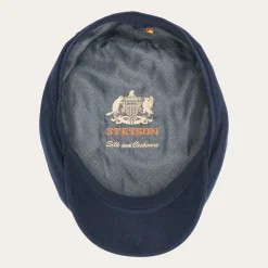 Clearance Stetson Cashmere  Silk Driver Cap Blue
