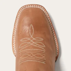 Discount Stetson Casper  Blue Matte Cowboy Boot Tan