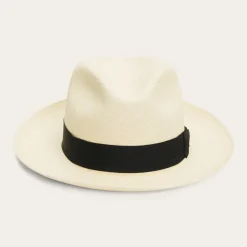 Clearance Stetson Center Dent Panama Fedora Natural