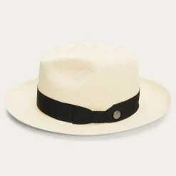 Clearance Stetson Center Dent Panama Fedora Natural