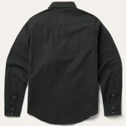 Sale Stetson Charcoal Corded Denim Shirt Grey