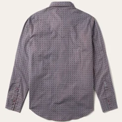 Best Stetson Chevron Grid Shirt Brown