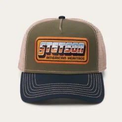 Best Stetson Chrome Trucker Cap Green