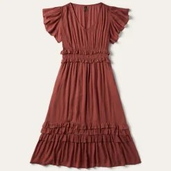 Discount Stetson Cinnamon Herringbone Dress Brown