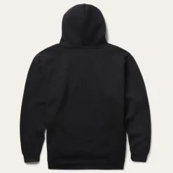 Online Stetson Classic Crest Hooded Sweatshirt Black