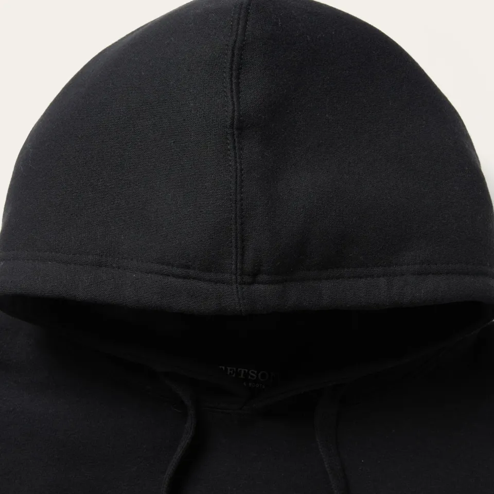 Online Stetson Classic Crest Hooded Sweatshirt Black