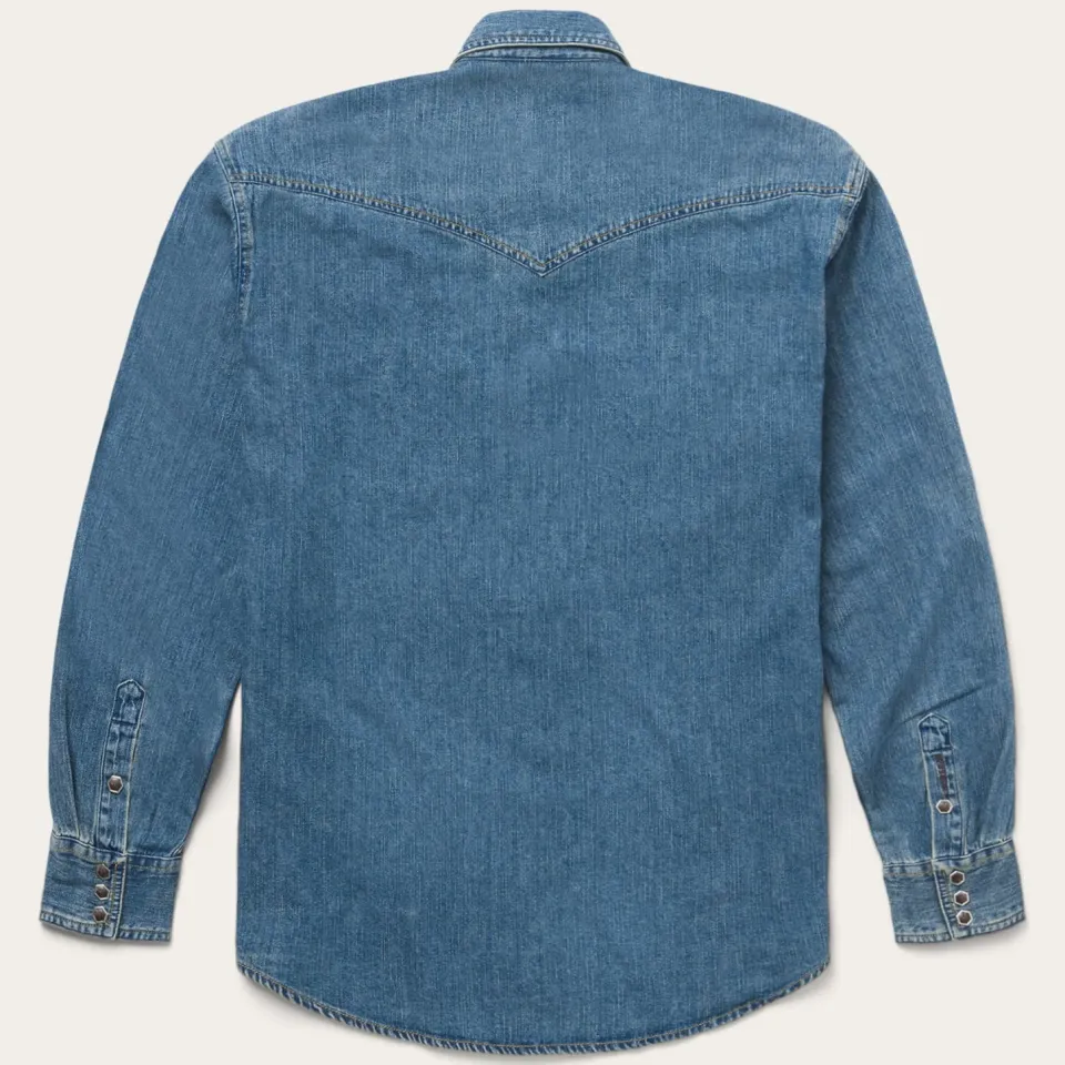 Sale Stetson Classic Denim Shirt Blue