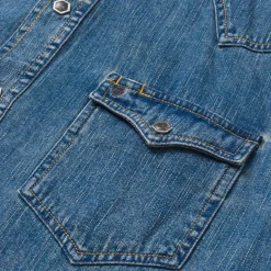 Clearance Stetson Classic Denim Shirt Blue