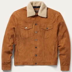 Hot Stetson Classic Suede Jacket Tan