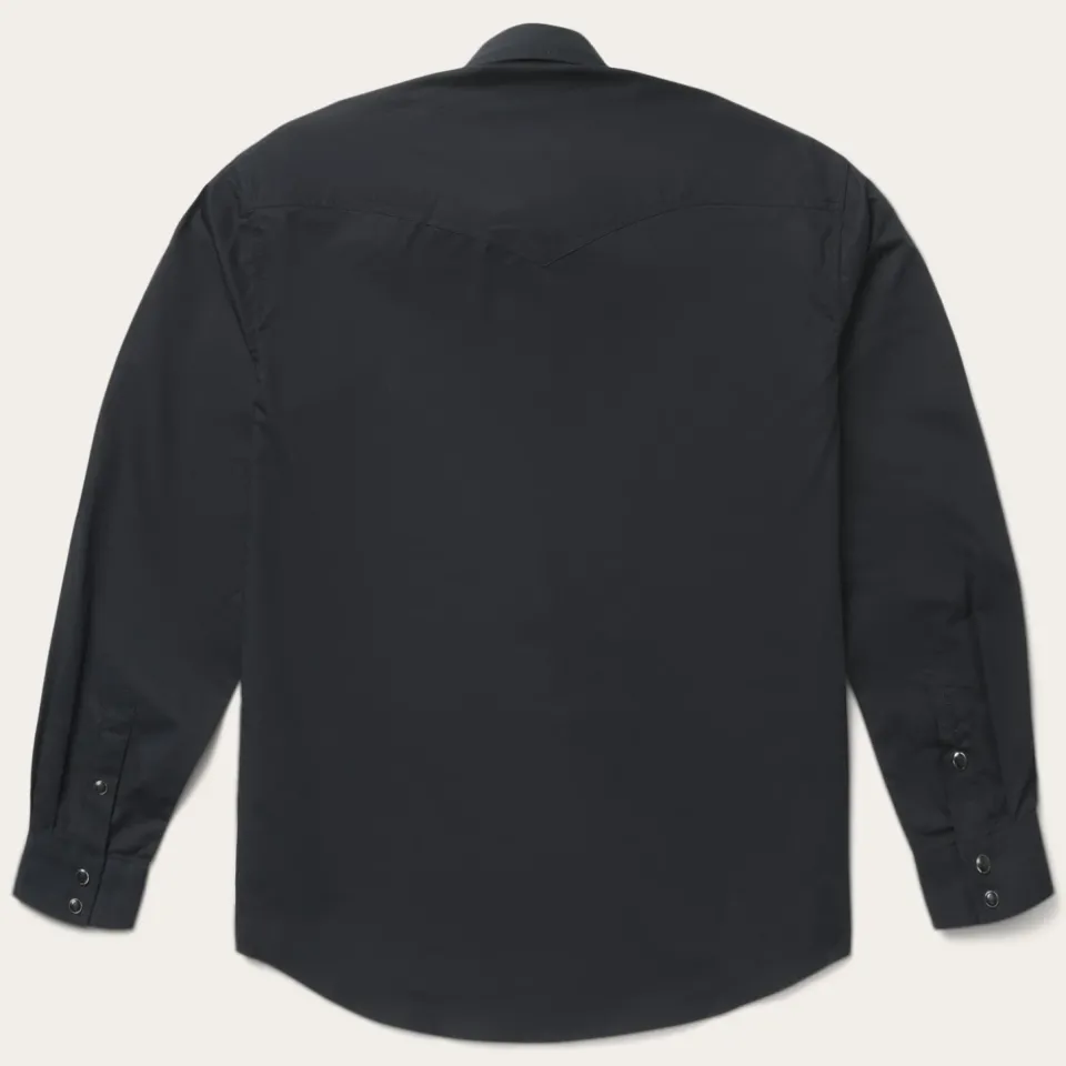 Outlet Stetson Classic Western Shirt in Black
