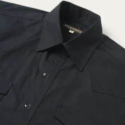 Best Stetson Classic Western Shirt in Black