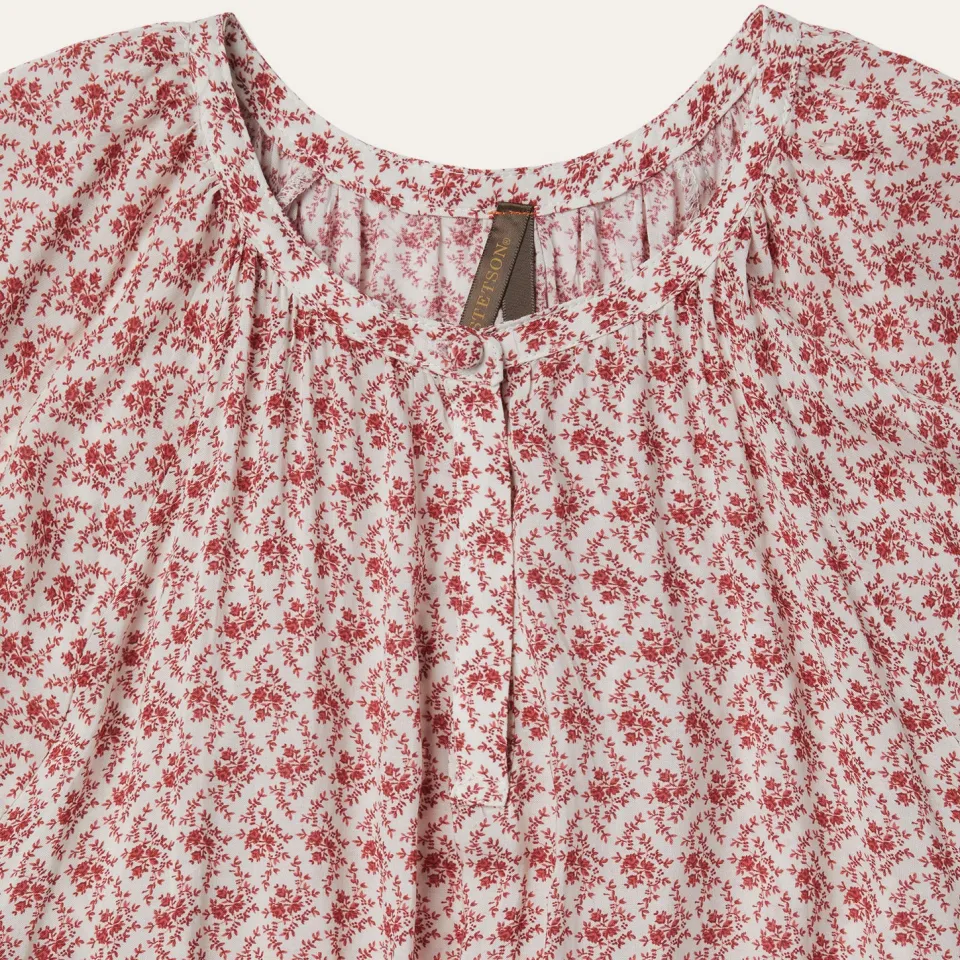 Outlet Stetson Cottage Floral Dress Red