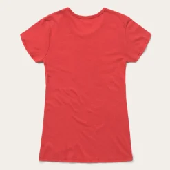 New Stetson Cowgirl Graphic Tee Red