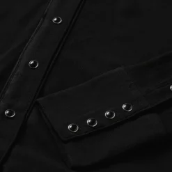 Best Stetson Crepe Western Blouse Black