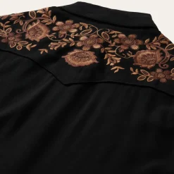 Stetson Crepe Western Blouse Black