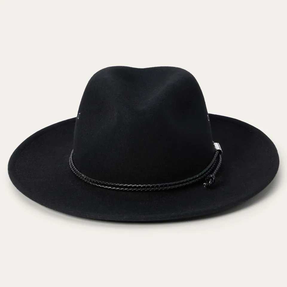 Outlet Stetson Crossover Fedora Black