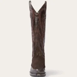 Best Stetson Dakota Suede Teju Cowboy Boot Brown