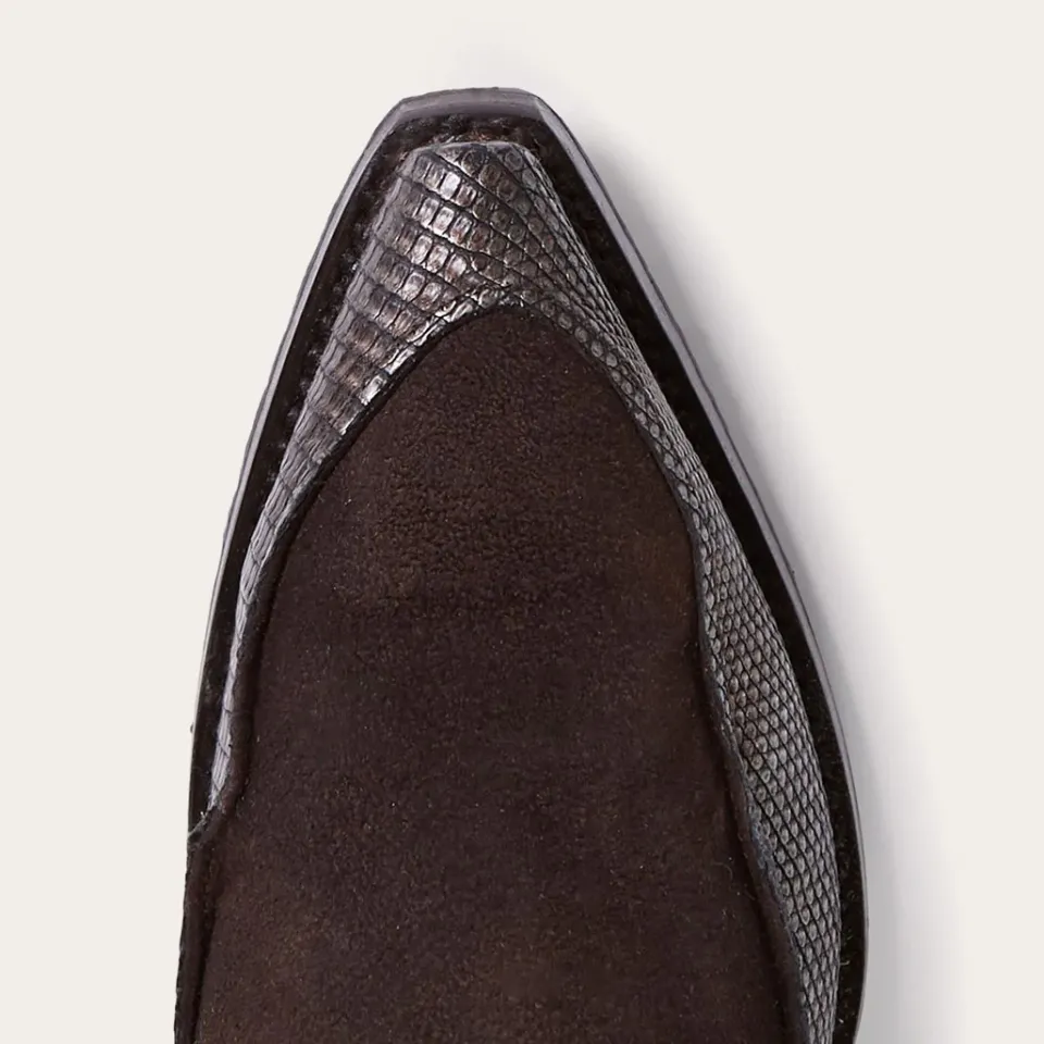 Best Stetson Dakota Suede Teju Cowboy Boot Brown