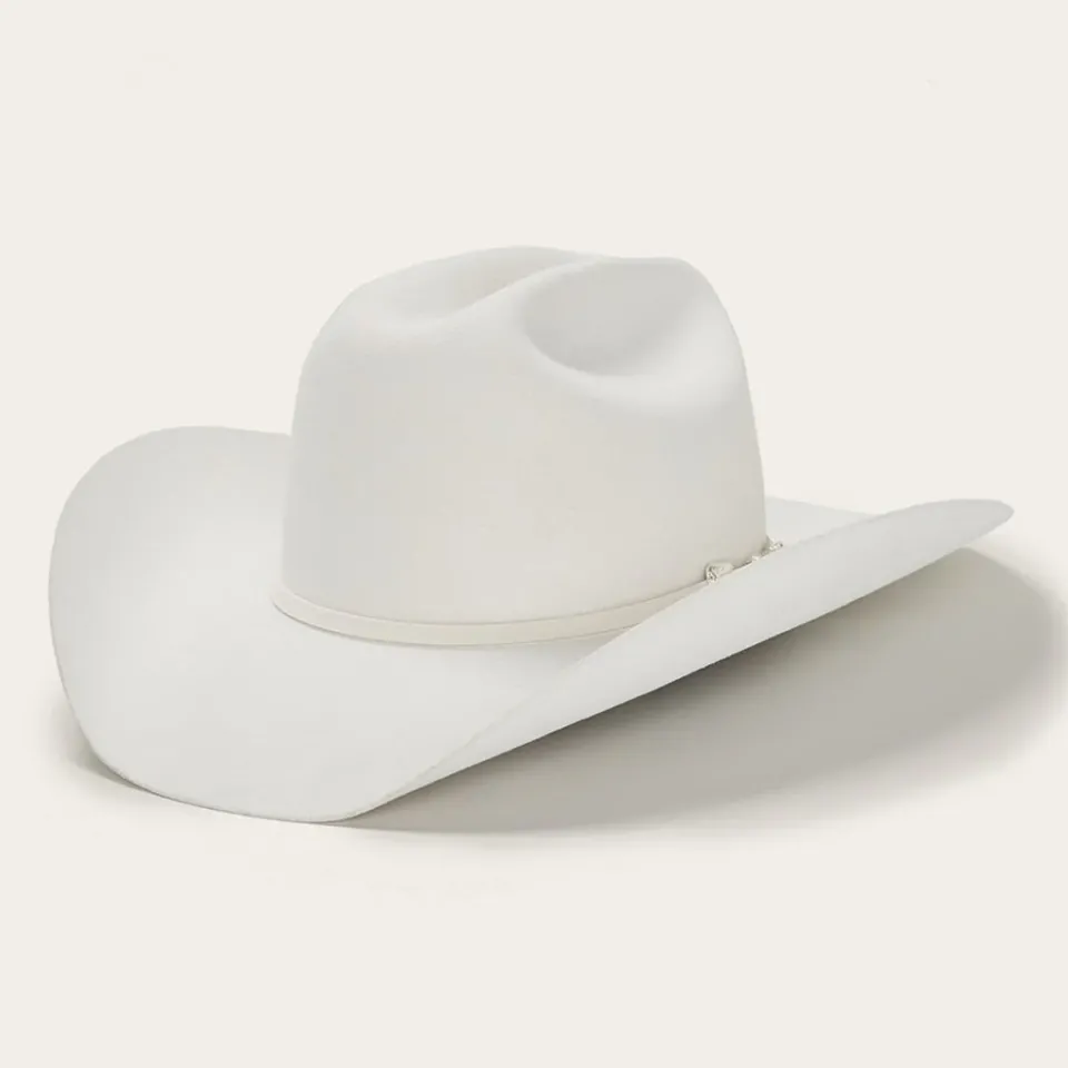 Sale Stetson Deadwood 4X Cowboy Hat White