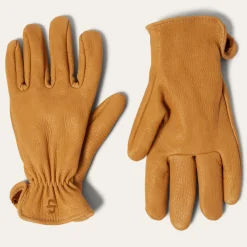 Online Stetson Deerskin Roper Glove - Unlined Saddle Tan