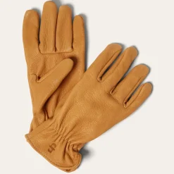 Discount Stetson Deerskin Roper Glove - Unlined Saddle Tan